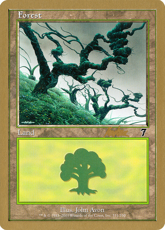 Forest (bk331) (Brian Kibler) [World Championship Decks 2002] | Galactic Gamez