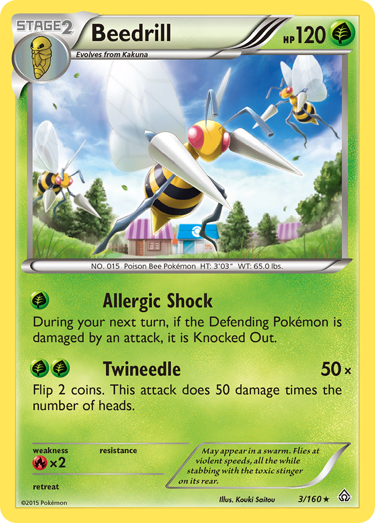 Beedrill (3/160) [XY: Primal Clash] | Galactic Gamez