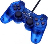 Blue Dual Shock Controller - Playstation 2 | Galactic Gamez