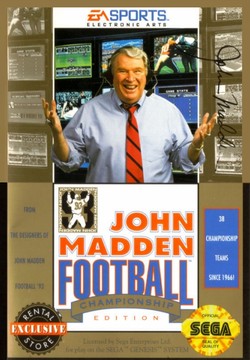 John Madden Football '93 Championship Edition | Galactic Gamez