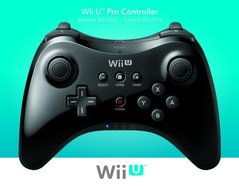 Wii U Pro Controller Black - Wii U | Galactic Gamez