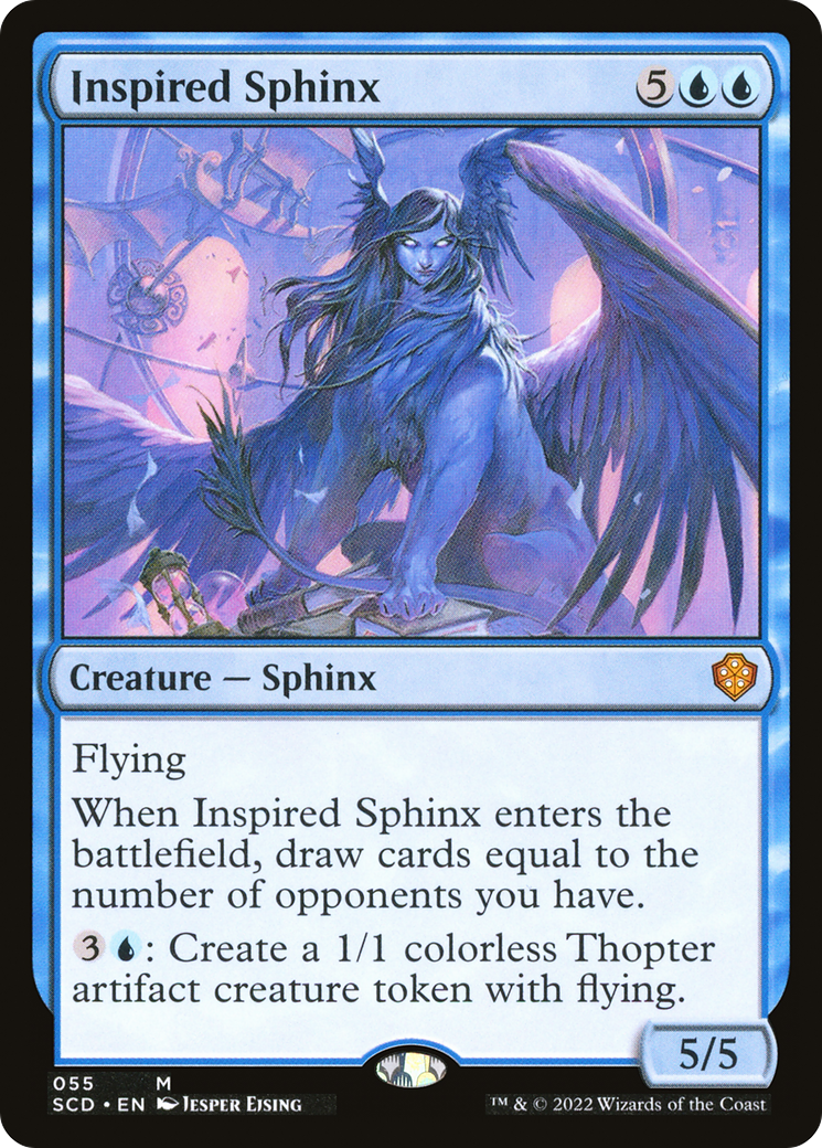 Inspired Sphinx [Starter Commander Decks] | Galactic Gamez
