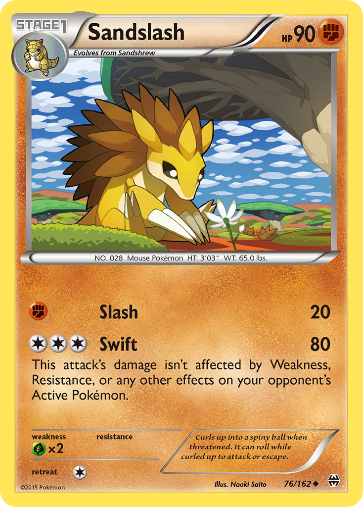 Sandslash (76/162) [XY: BREAKthrough] | Galactic Gamez