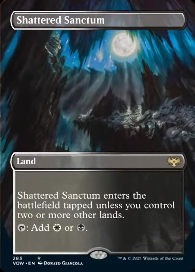 Shattered Sanctum (Borderless) [Innistrad: Crimson Vow] | Galactic Gamez