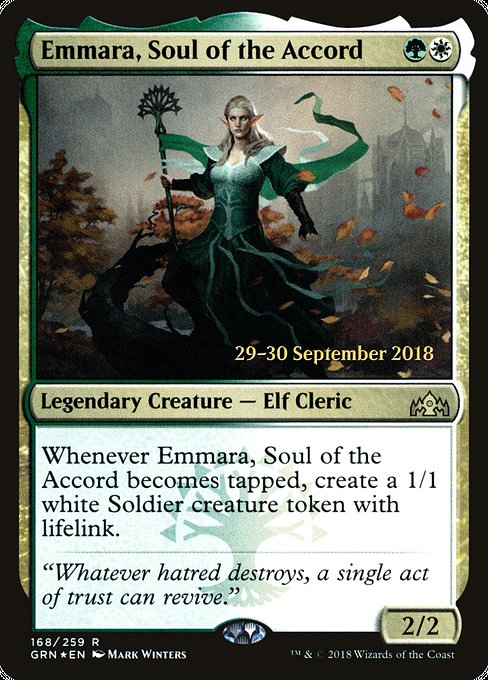 Emmara, Soul of the Accord [Guilds of Ravnica Promos] | Galactic Gamez