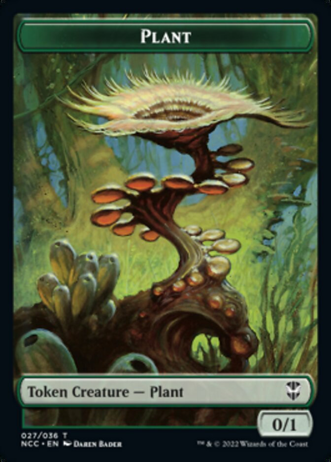 Plant // Citizen Double-sided Token [Streets of New Capenna Commander Tokens] | Galactic Gamez