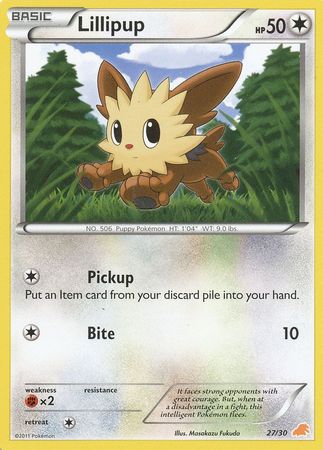 Lillipup (27/30) [Black & White: Trainer Kit - Excadrill] | Galactic Gamez