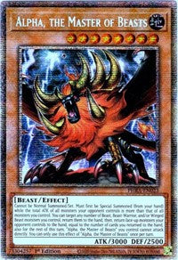 Alpha, the Master of Beasts (Starlight Rare) [PHRA-EN023] Starlight Rare | Galactic Gamez