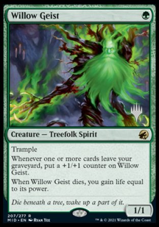 Willow Geist (Promo Pack) [Innistrad: Midnight Hunt Promos] | Galactic Gamez