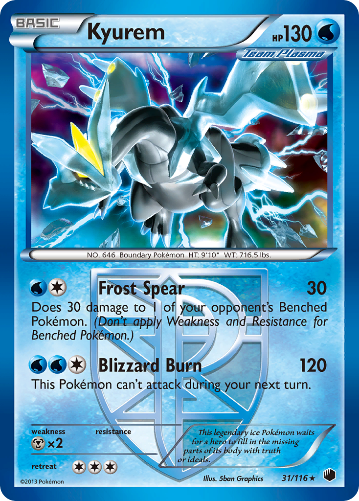 Kyurem (31/116) [Black & White: Plasma Freeze] | Galactic Gamez