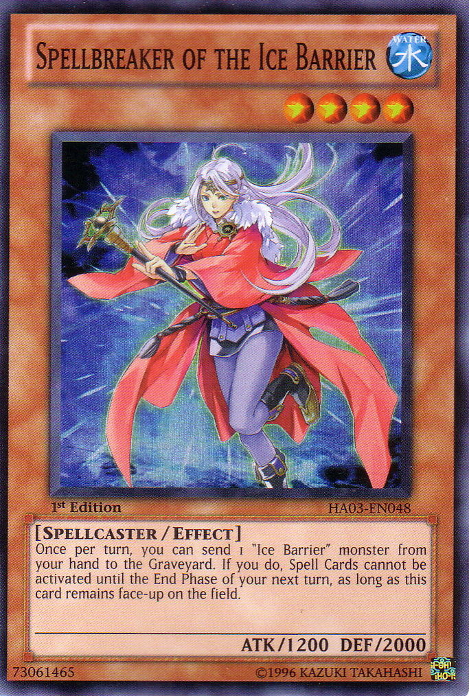 Spellbreaker of the Ice Barrier [HA03-EN048] Super Rare | Galactic Gamez