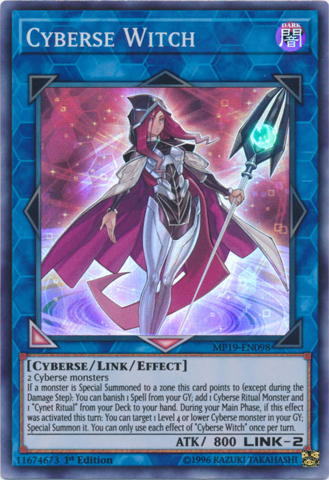 Cyberse Witch [MP19-EN098] Super Rare | Galactic Gamez