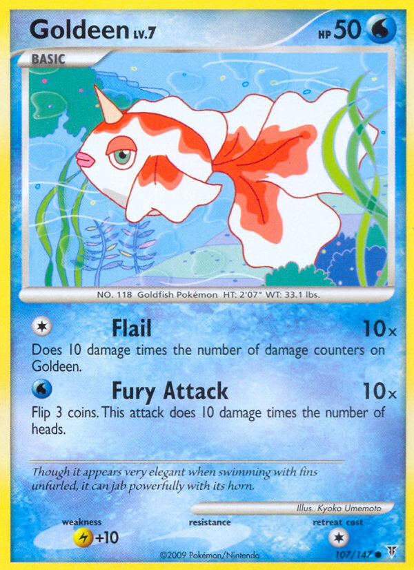 Goldeen (107/147) [Platinum: Supreme Victors] | Galactic Gamez