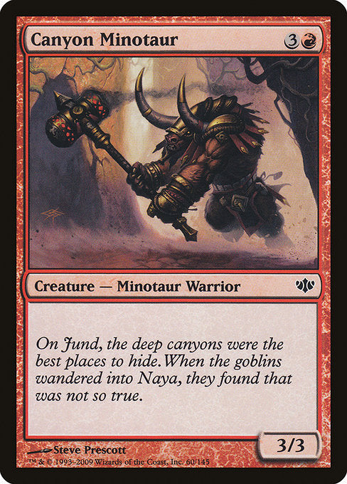 Canyon Minotaur [Conflux] | Galactic Gamez