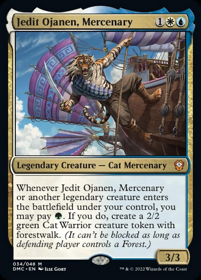 Jedit Ojanen, Mercenary [Dominaria United Commander] | Galactic Gamez