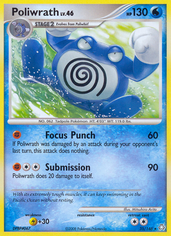 Poliwrath (35/146) [Diamond & Pearl: Legends Awakened] | Galactic Gamez