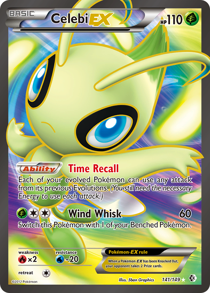 Celebi EX (141/149) [Black & White: Boundaries Crossed] | Galactic Gamez