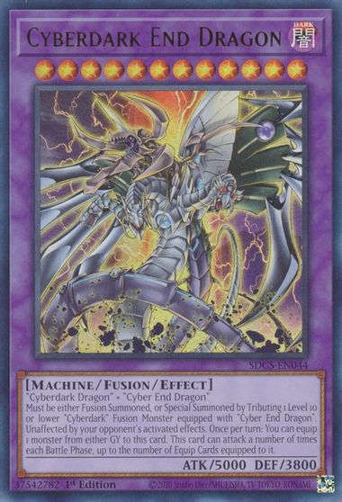Cyberdark End Dragon [SDCS-EN044] Ultra Rare | Galactic Gamez
