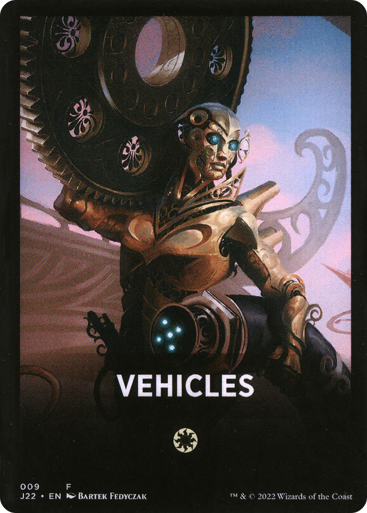 Vehicles Theme Card [Jumpstart 2022 Front Cards] | Galactic Gamez
