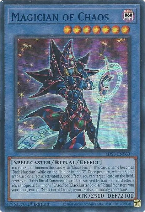 Magician of Chaos (Blue) [LDS3-EN089] Ultra Rare | Galactic Gamez