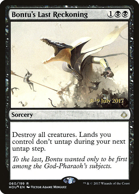 Bontu's Last Reckoning [Hour of Devastation Promos] | Galactic Gamez