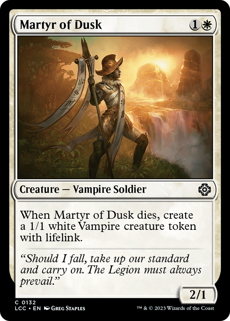 Martyr of Dusk [The Lost Caverns of Ixalan Commander] | Galactic Gamez