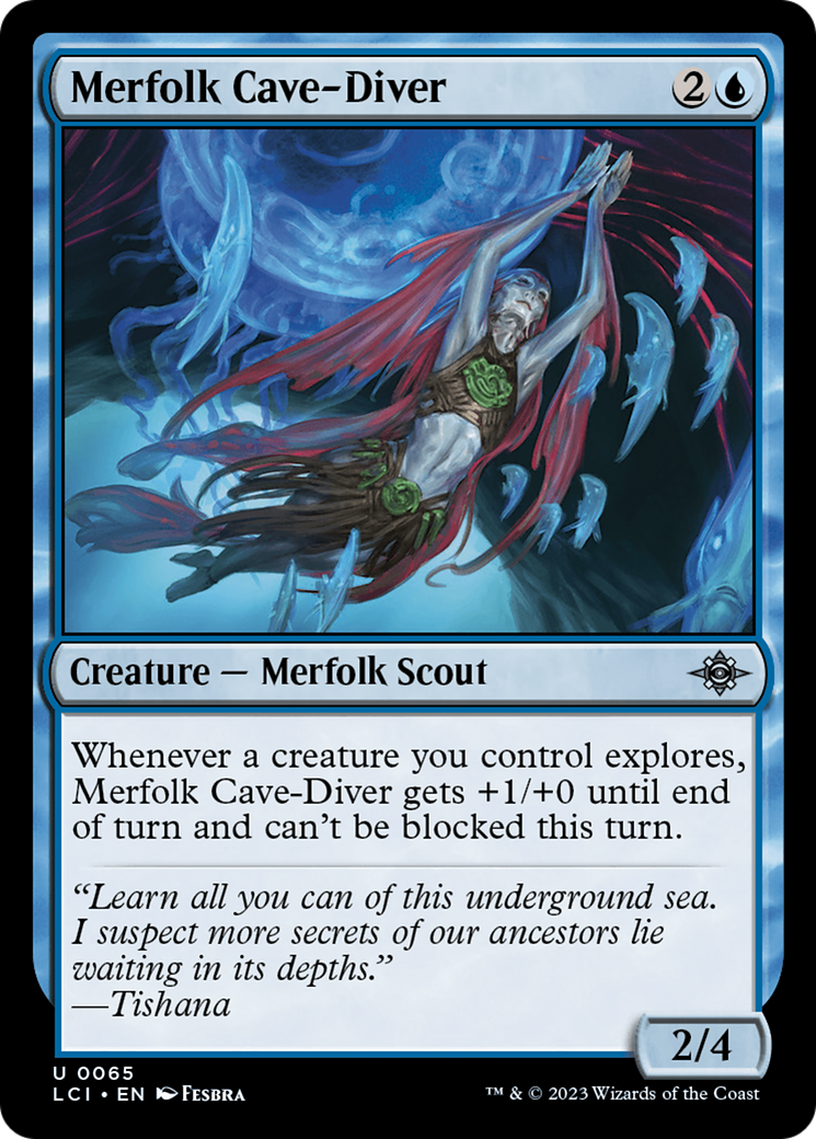 Merfolk Cave-Diver [The Lost Caverns of Ixalan] | Galactic Gamez