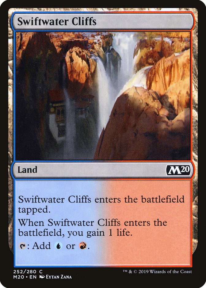 Swiftwater Cliffs [Core Set 2020] | Galactic Gamez