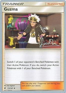 Guzma (115/147) (Infinite Force - Diego Cassiraga) [World Championships 2017] | Galactic Gamez