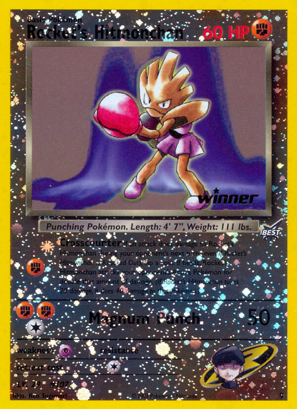 Rocket's Hitmonchan (9) (Winner) [Best of Promos] | Galactic Gamez