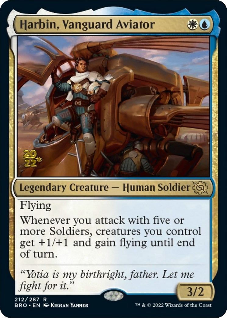 Harbin, Vanguard Aviator [The Brothers' War: Prerelease Promos] | Galactic Gamez