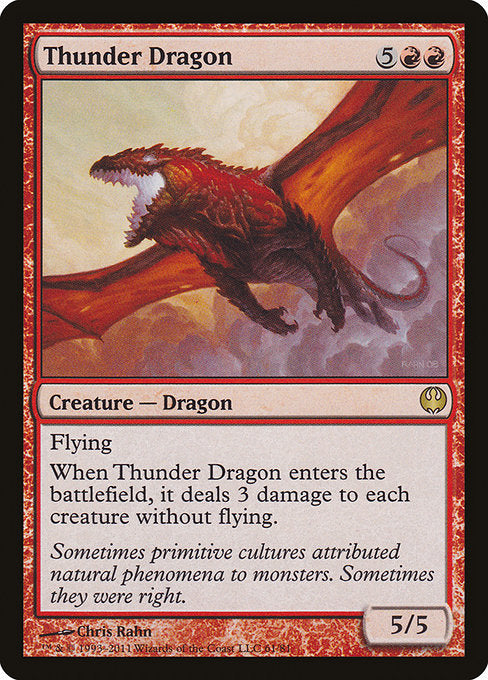 Thunder Dragon [Duel Decks: Knights vs. Dragons] | Galactic Gamez
