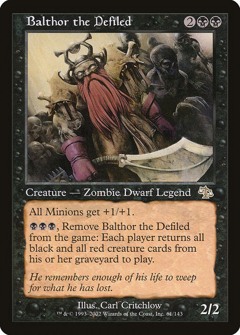 Balthor the Defiled [Judgment] | Galactic Gamez