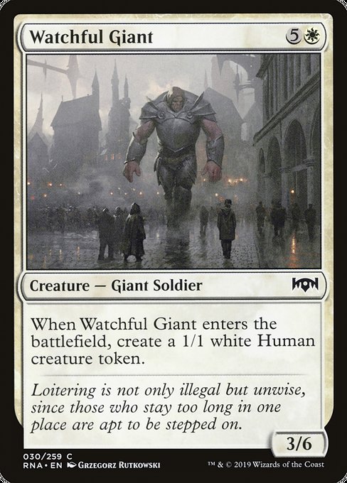 Watchful Giant [Ravnica Allegiance] | Galactic Gamez