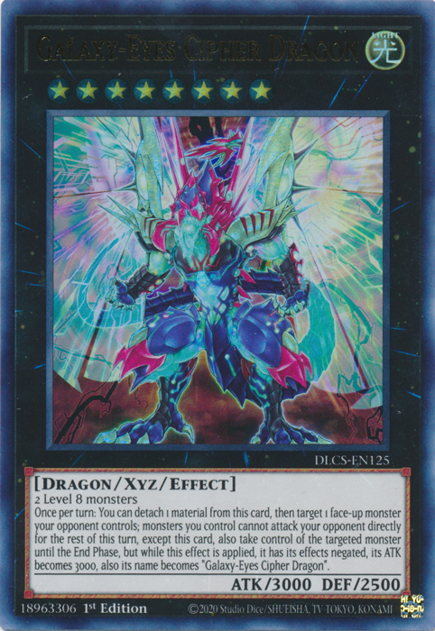 Galaxy-Eyes Cipher Dragon [DLCS-EN125] Ultra Rare | Galactic Gamez