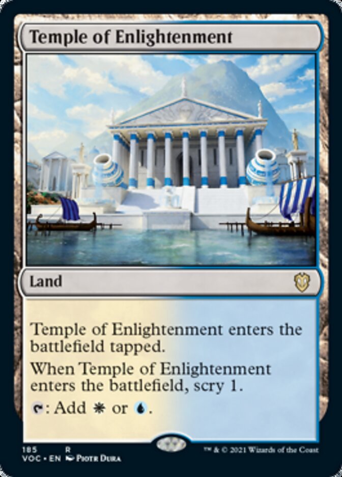 Temple of Enlightenment [Innistrad: Crimson Vow Commander] | Galactic Gamez