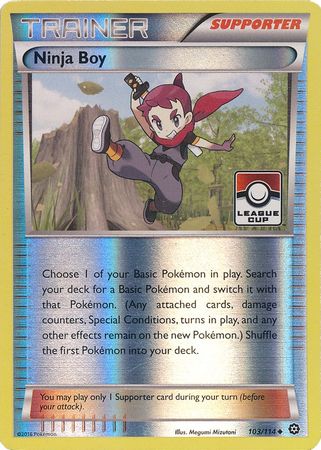 Ninja Boy (103/114) (League Promo) [XY: Steam Siege] | Galactic Gamez