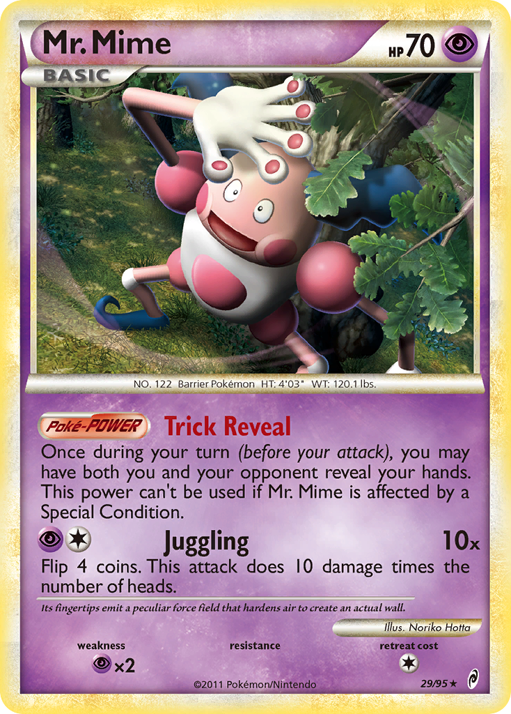 Mr. Mime (29/95) [HeartGold & SoulSilver: Call of Legends] | Galactic Gamez