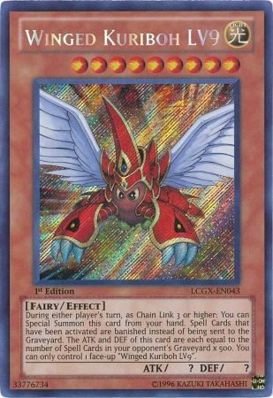 Winged Kuriboh LV9 [LCGX-EN043] Secret Rare | Galactic Gamez