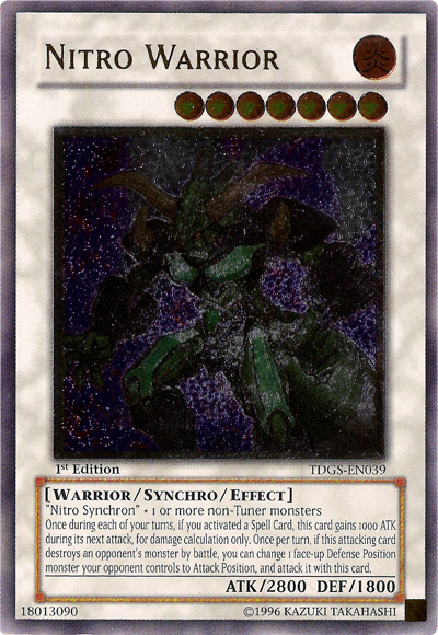 Nitro Warrior (UTR) [TDGS-EN039] Ultimate Rare | Galactic Gamez