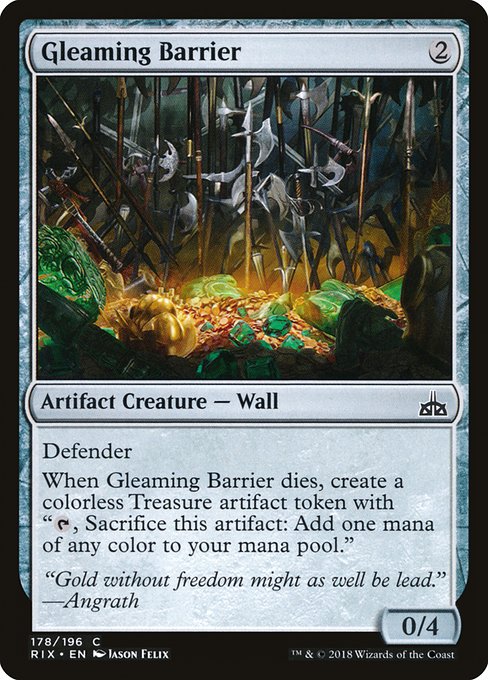 Gleaming Barrier [Rivals of Ixalan] | Galactic Gamez