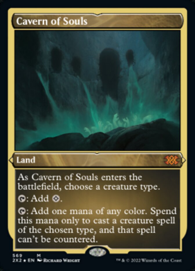 Cavern of Souls (Foil Etched) [Double Masters 2022] | Galactic Gamez