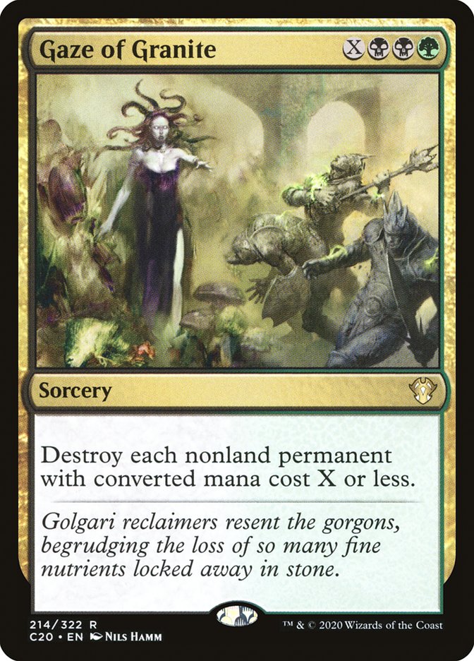 Gaze of Granite [Commander 2020] | Galactic Gamez
