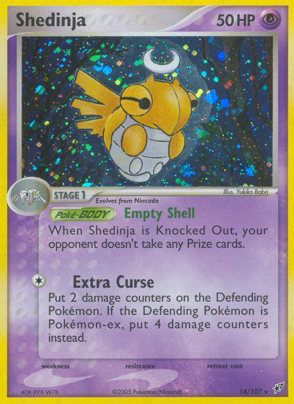 Shedinja (14/107) [EX: Deoxys] | Galactic Gamez