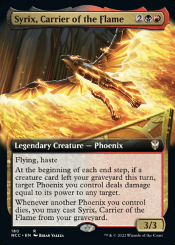 Syrix, Carrier of the Flame (Extended Art) [Streets of New Capenna Commander] | Galactic Gamez