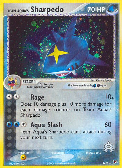 Team Aqua's Sharpedo (5/95) [EX: Team Magma vs Team Aqua] | Galactic Gamez