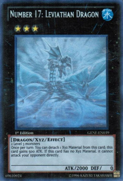 Number 17: Leviathan Dragon [GENF-EN039] Ghost Rare | Galactic Gamez