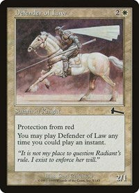 Defender of Law [Urza's Legacy] | Galactic Gamez