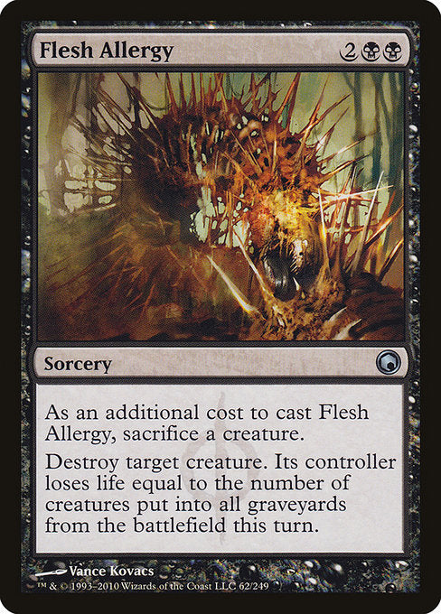 Flesh Allergy [Scars of Mirrodin] | Galactic Gamez