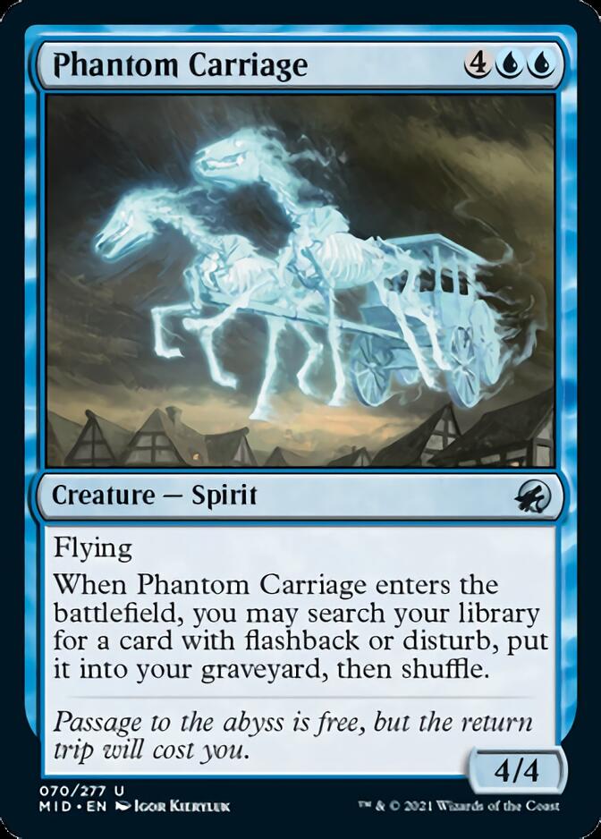 Phantom Carriage [Innistrad: Midnight Hunt] | Galactic Gamez